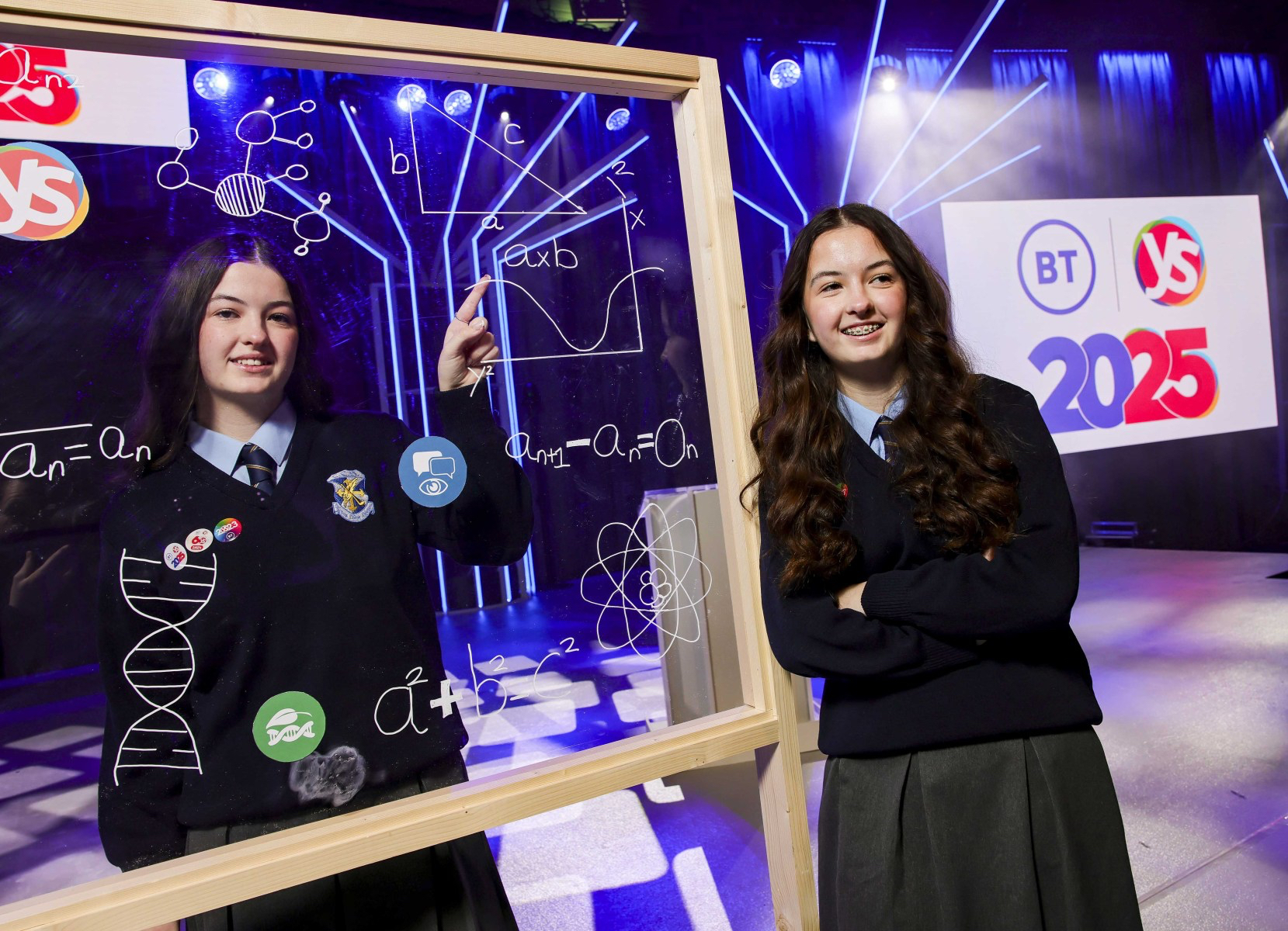 Aimee and Ashlee Keogh at BT Young Scientist Exhibition 2025